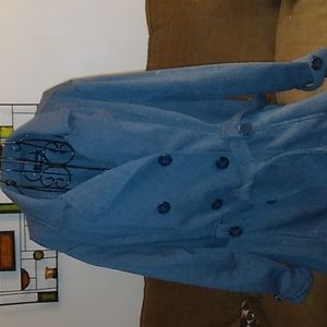 Womens Fleece short Trench Coat